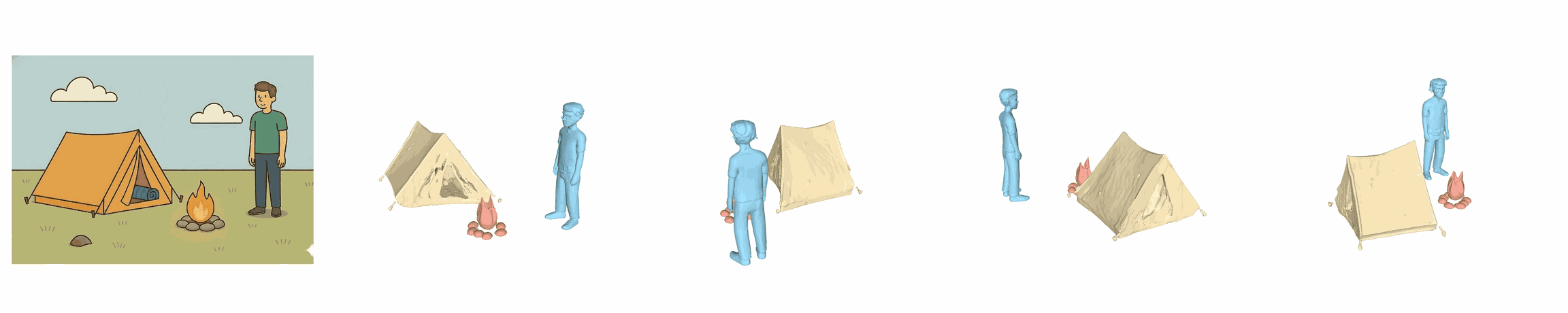 Camping scene GIF